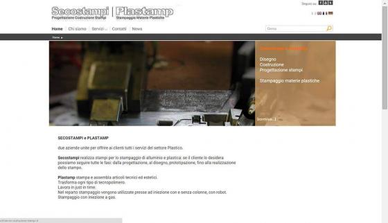 Sito Web Plastamp - Home-page Sito Web Plastamp - Home-page